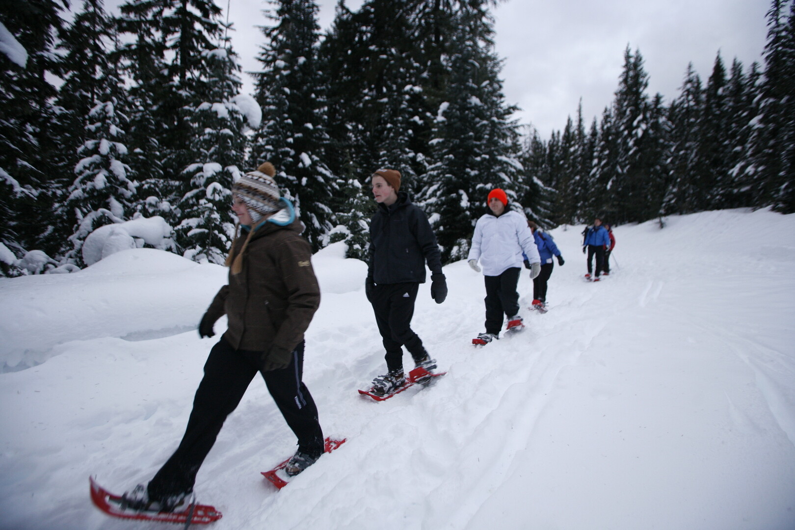 Snowshoeing on Mt Hood